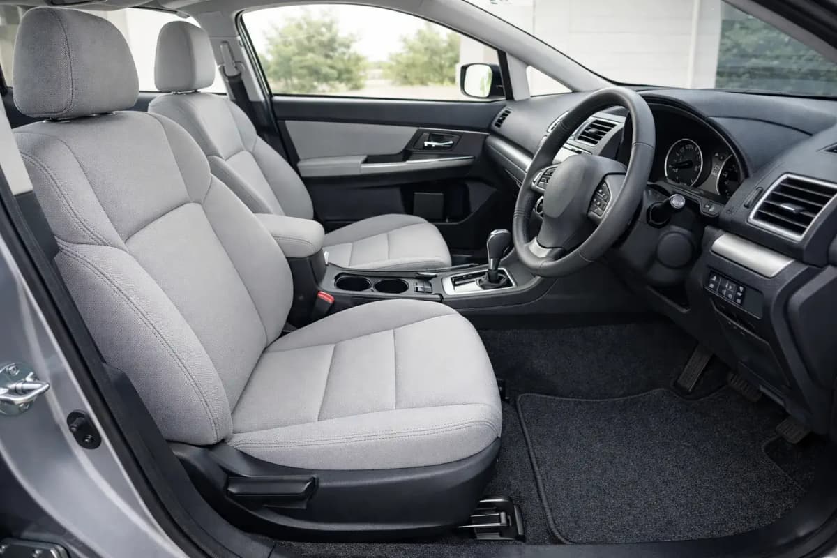 Luxury car interior after detailing in Chennai showing pristine condition