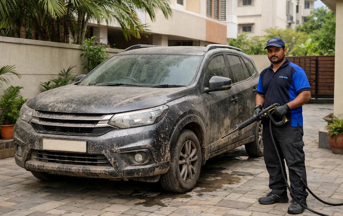 Doorstep Car Wash Before