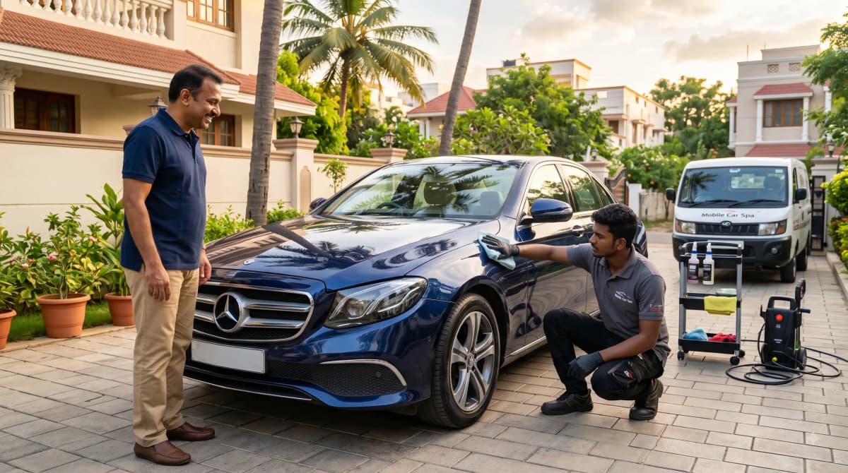 Top 5 Benefits of Mobile Car Detailing in Chennai