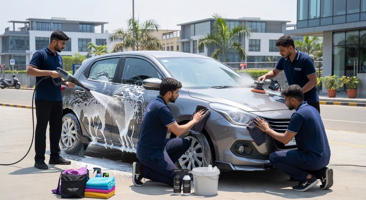 Our professional car detailing team in Chennai
