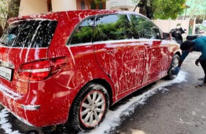 Car Foam wash at Doorstep
