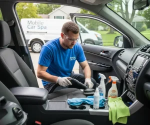 car interior cleaning