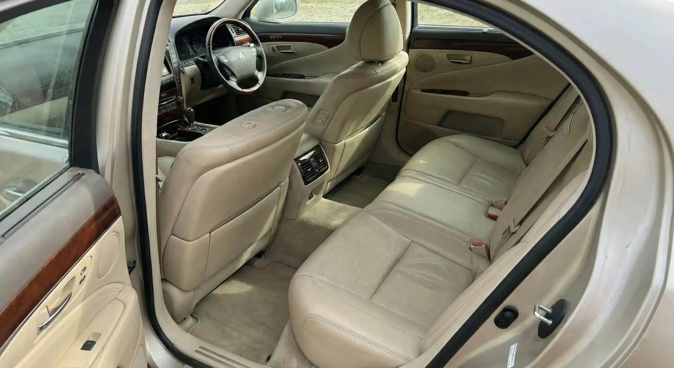 Luxury car interior after detailing in Chennai showing pristine condition